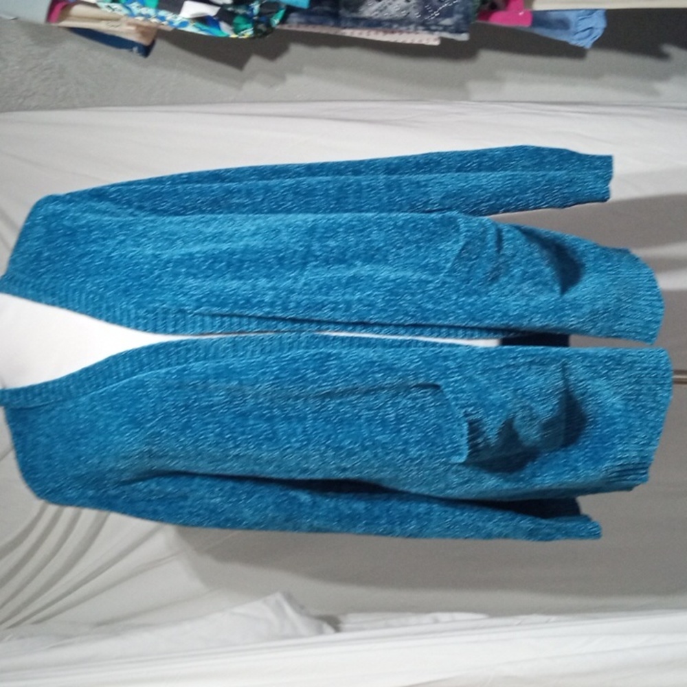 Pretty plush Karen Scott acrylic sweater, sz XL